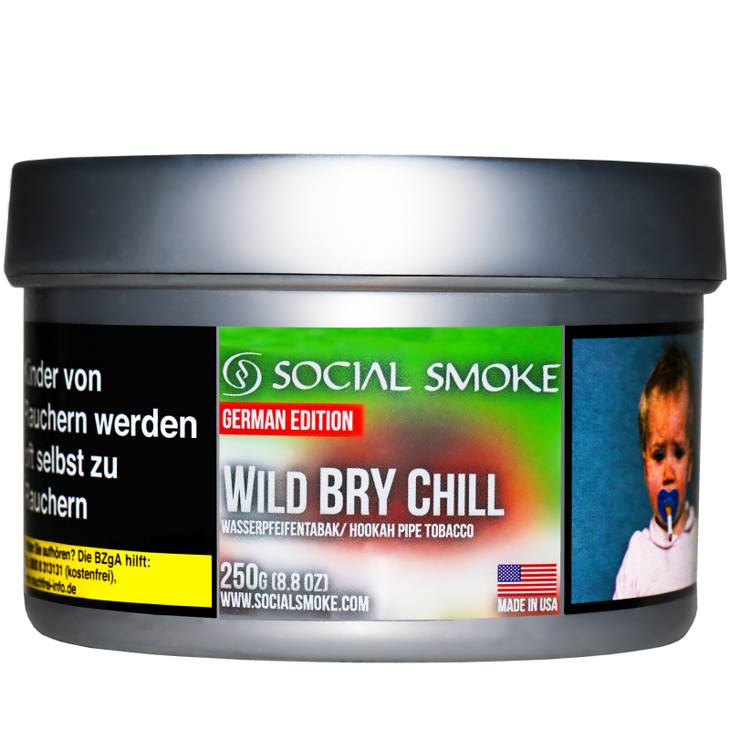 Social-Smoke-Tobacco-200-g-WILD-BRY-CHILL