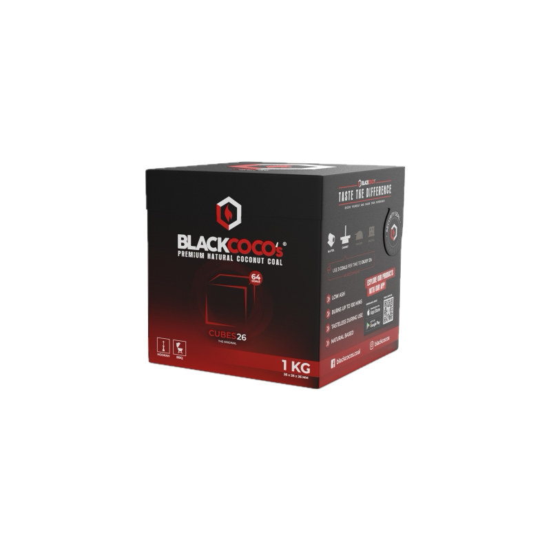 Herstelle Black Coco's Premium Naturkohle 1 kg